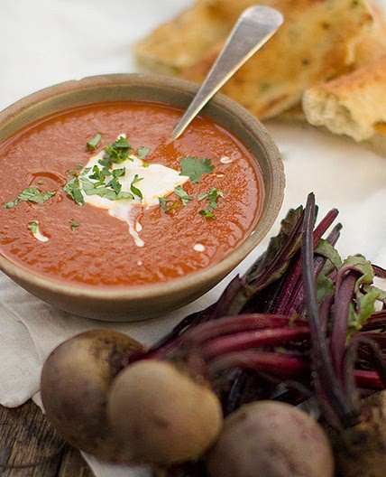 Beetroot and Carrot Shorba