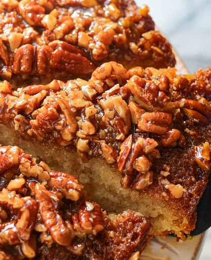Pecan Upside Down Cake