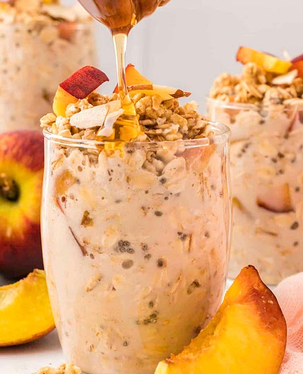 Peach Overnight Oats