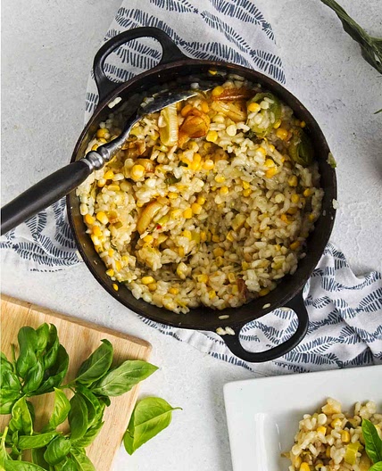 Corn Risotto Recipe