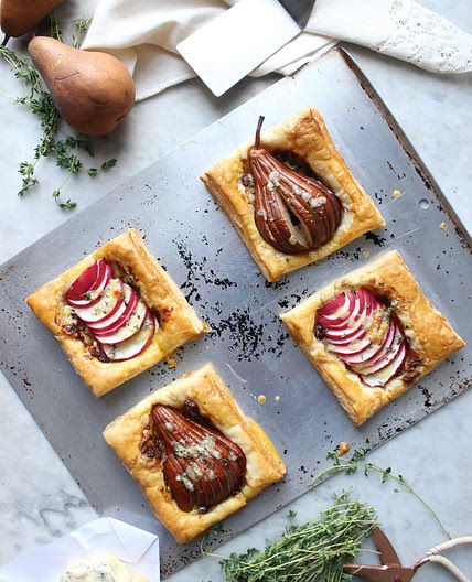 Blue Cheese & Pear Tart