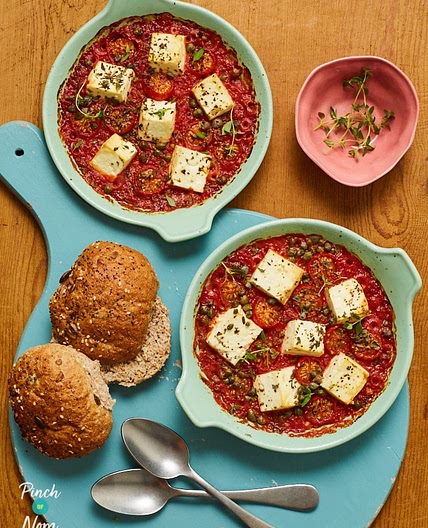 Baked Feta and Tomatoes | Slimming & Weight Watchers Friendly
