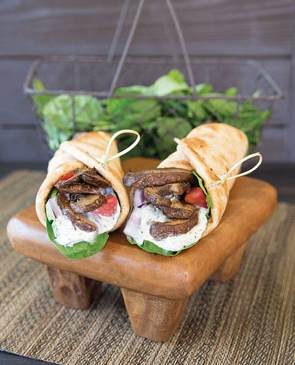 Portabella Mushroom Gyro