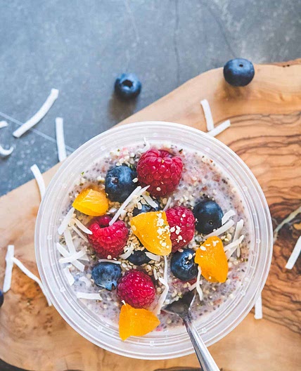 Easy Overnight Chia Seed Breakfast Bowl