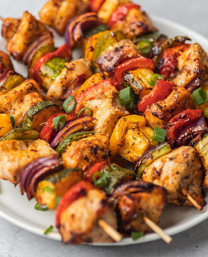 Air Fryer Chicken Kabobs (Chicken Skewers)
