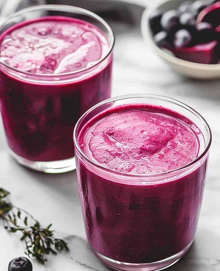 Beet and Blueberry Smoothie