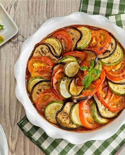 Ratatouille de verduras en airfryer