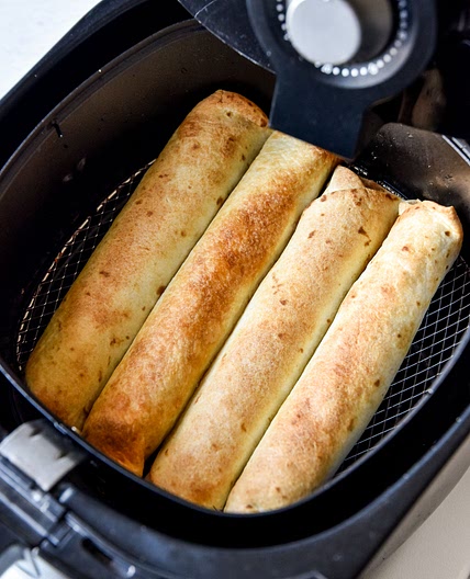 Air Fryer Chicken Taquitos (or Flautas!)