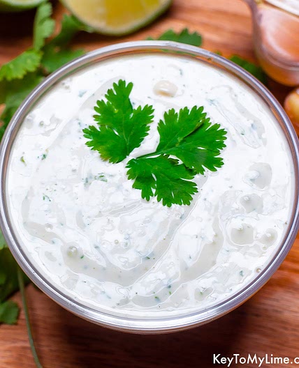 Cilantro Garlic Sauce - Pollo Tropical Copcyat