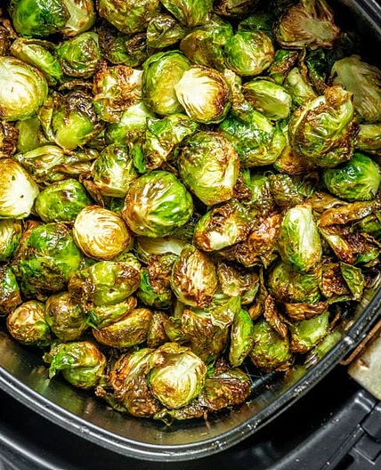 Air Fryer Crispy Brussels Sprouts