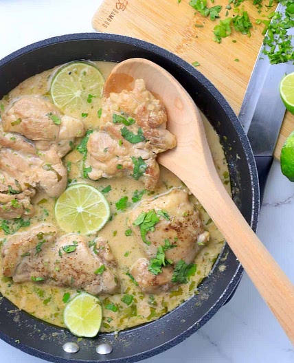 Low Carb Coconut Lime Chicken