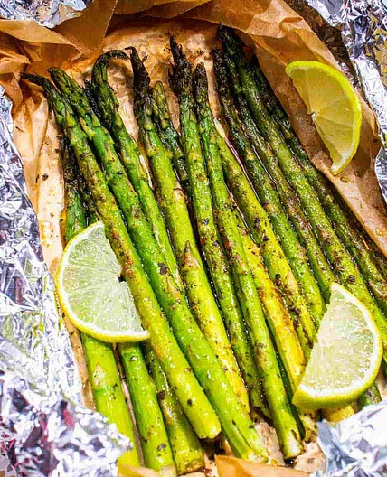 Grilled Asparagus in Foil