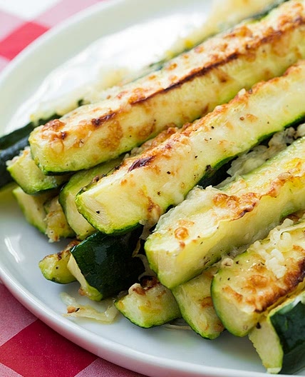 Garlic Lemon and Parmesan Oven Roasted Zucchini