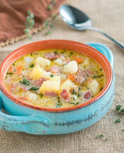 Instant Pot Ham and Potato Soup