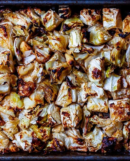 Charred Salt and Vinegar Cabbage