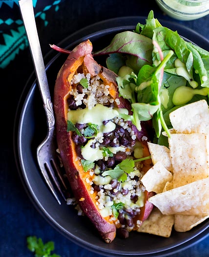 Make Ahead Tex Mex Sweet Potato Lunch Bowls