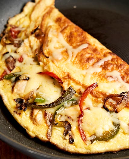 Chicken Fajita Omelette