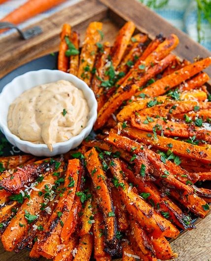 Parmesan Roasted Carrot Fries