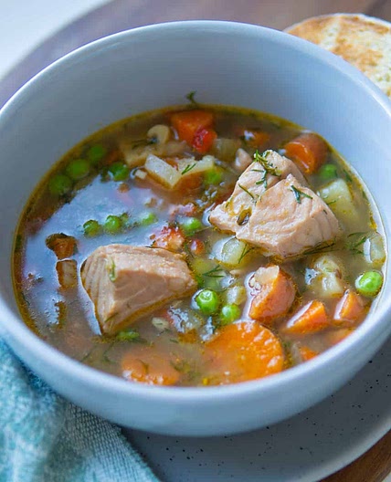 Easy Salmon Soup Recipe