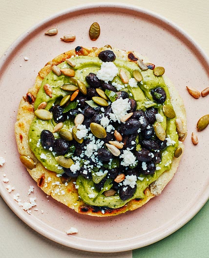 Arepas With Black Beans and Avocado