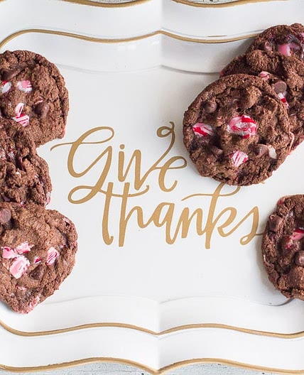 Double Chocolate Chip Peppermint Cookies