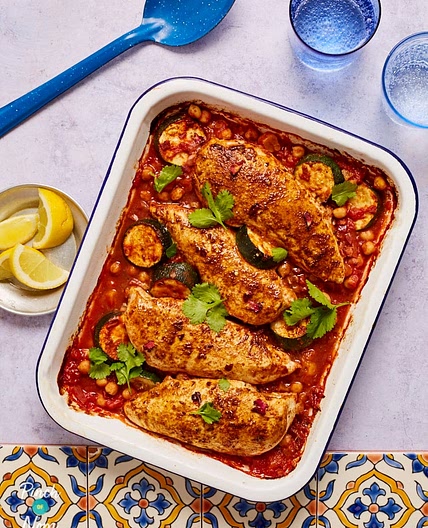 Ras el Hanout Chicken Tray Bake | Slimming & Weight Watchers Friendly