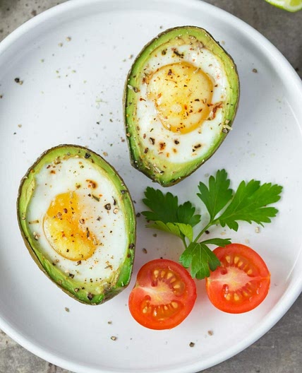 Avocado Baked Eggs
