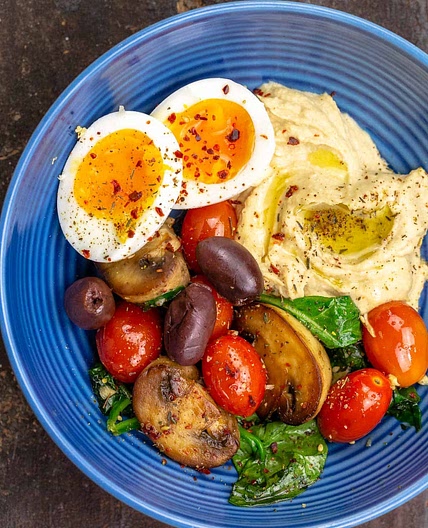Mediterranean Savory Breakfast Bowls