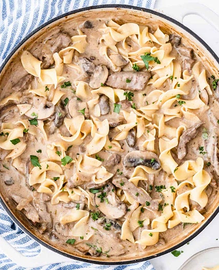Beef Stroganoff
