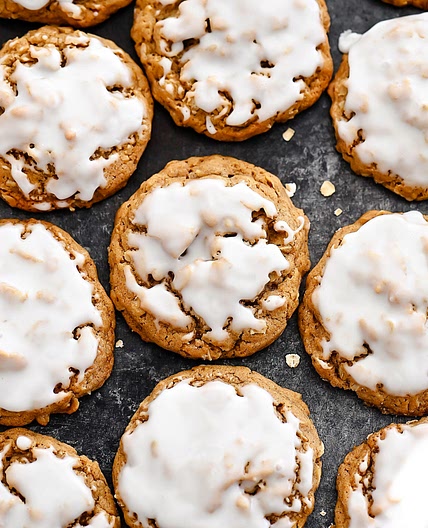 Iced Oatmeal Cookies
