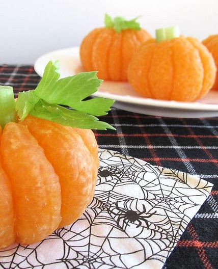 Tangerine Pumpkins & 8 Other Healthy Halloween Snacks
