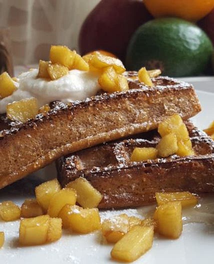 Waffle dolci senza nichel e senza glutine