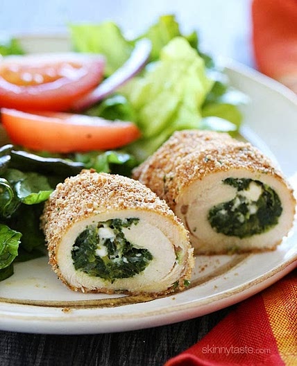 Spinach and Feta Stuffed Chicken Breasts