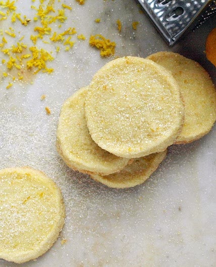 Lemon Shortbread Cookies