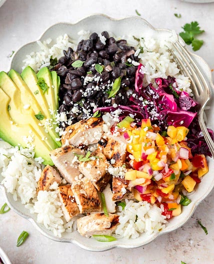 Chicken Burrito Bowls