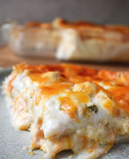 Sour Cream Chicken Enchilada Casserole