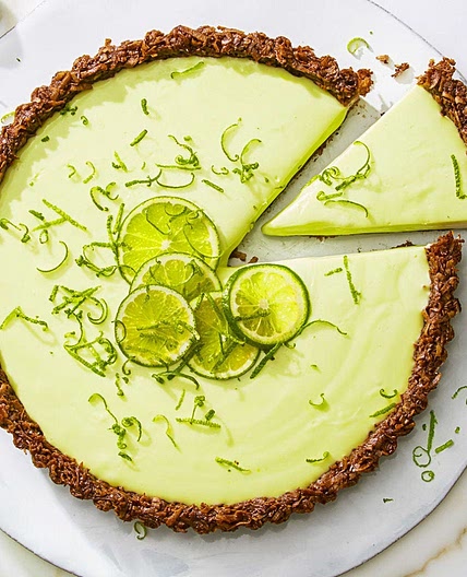 Cocoa-Nutty Lime Tart