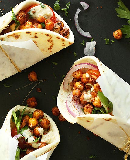 Chickpea Shawarma Sandwich