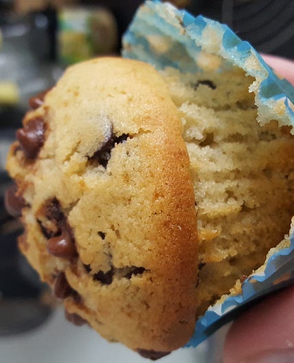 Vrais muffins pépites chocolat