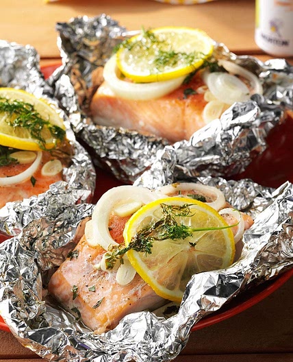 Lemon-Dill Salmon Packets