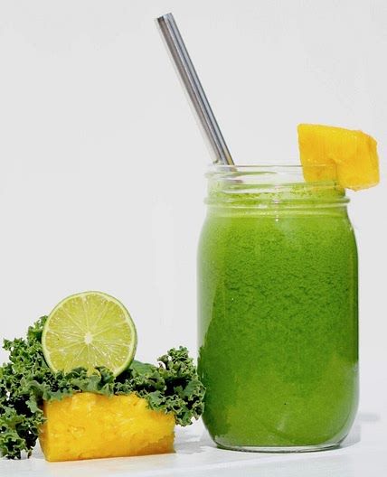 Energy Smoothie Recipe: Kale Pineapple Smoothie
