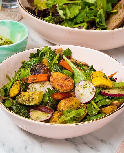 Roasted Veggie Summer Salad Recipe by Tasty