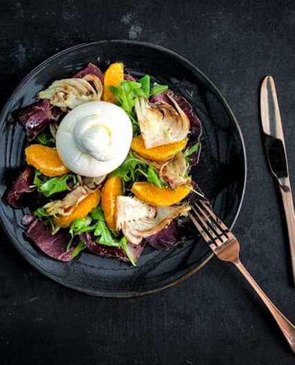 Charred Fennel Salad with Bresaola