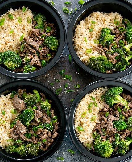 Korean Beef Bowls Meal Prep