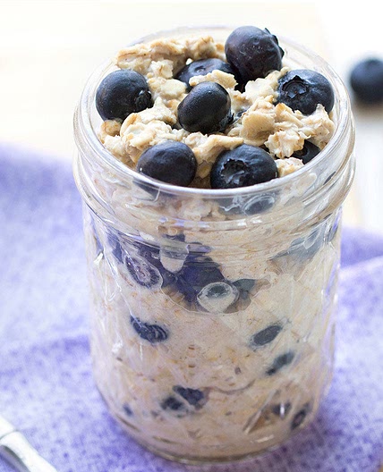 Blueberry Muffin Overnight Oats