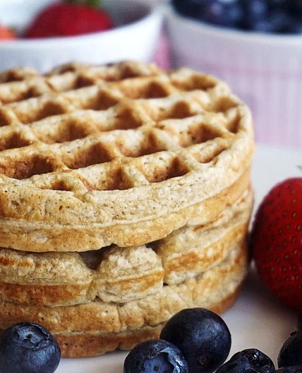 Banana Oatmeal Waffles - Healthy Mini Waffle Maker Recipes