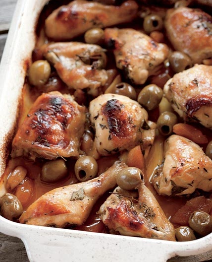 Poulet aux olives