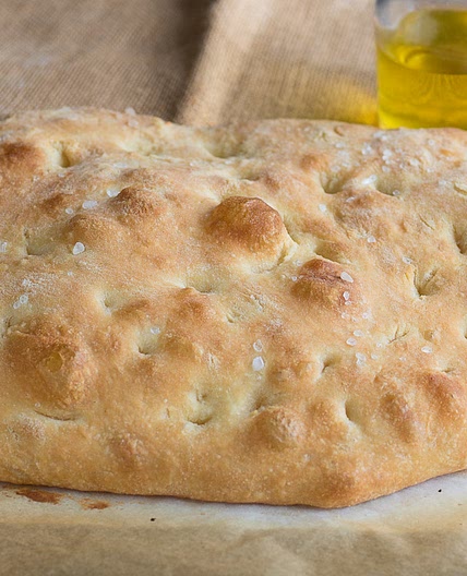 Focaccia a lunga lievitazione morbida - Impasto soffice