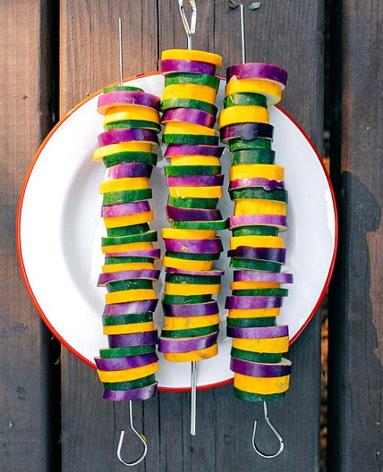 Grilled Ratatouille Kebabs