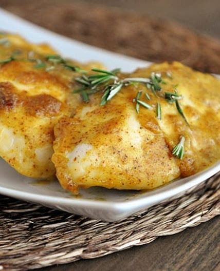 Sweet Mustard Baked Chicken